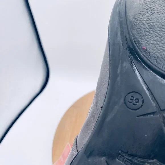 Dansko Mary Jane Shoes Womens 8.5 39 Gray Leather Heels Cottage Costal Boho - Picture 11 of 11